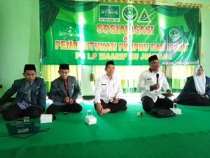 PC LP Maarif NU Jombang Fasilitasi berdirinya Komisariat IPNU dan IPPNU