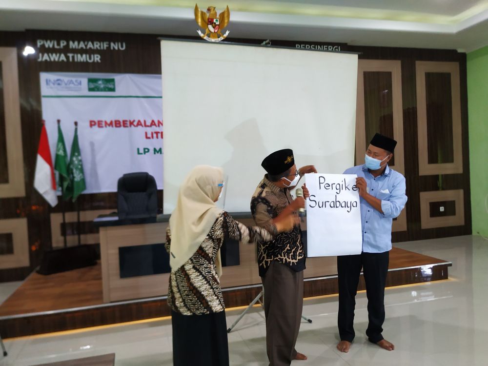 Calon Fasda Literasi Riuhkan Kantor LP Maarif NU Jawa Timur